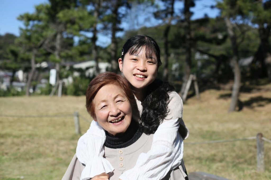 おばあちゃんとお孫さんの思い出